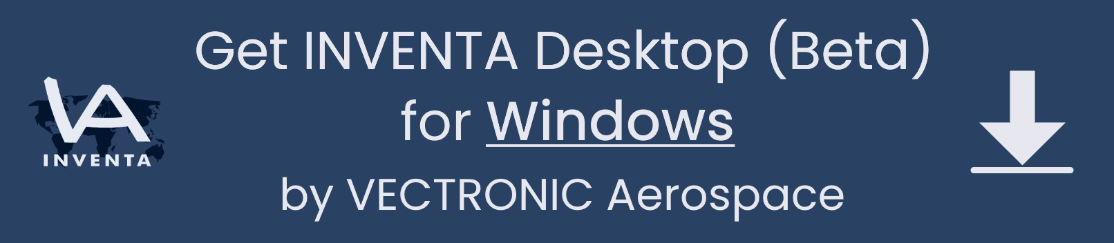 Download button INVENTA Desktop for Windows Inventa wildlife monitoring