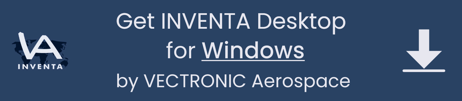 Download button INVENTA Desktop for Windows Inventa wildlife monitoring
